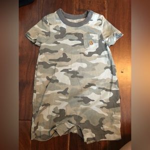 Camo one piece summer shorts